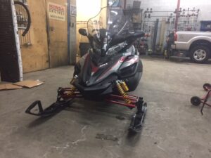 2015 Apex XTX LE Yamaha Performance Dampeners Studded Track Custom Aluminium Navigation Mount Customer Aluminium Gas Can Holder $11,500